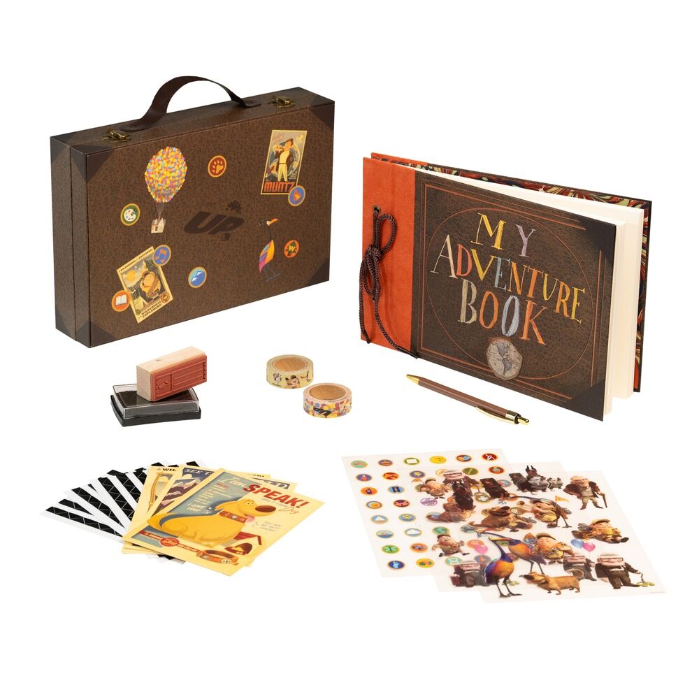set maletin scrapbook my adventure book up disney pixar