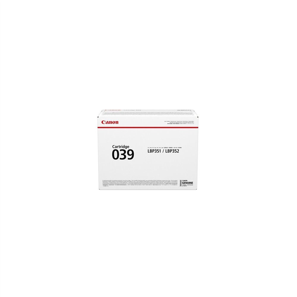 toner canon 039 negro 0287c001