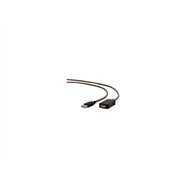 cable extensor activo gembird usb 2.0 macho 10metros negro uae-01-10m