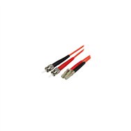 startech.com cable adaptador de red de 1m multimodo dúplex fibra í“ptica lc-st 50/125 - patch duplex