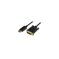 startech.com cable 91cm adaptador de ví­deo displayport a dvi - conversor dp pasivo negro