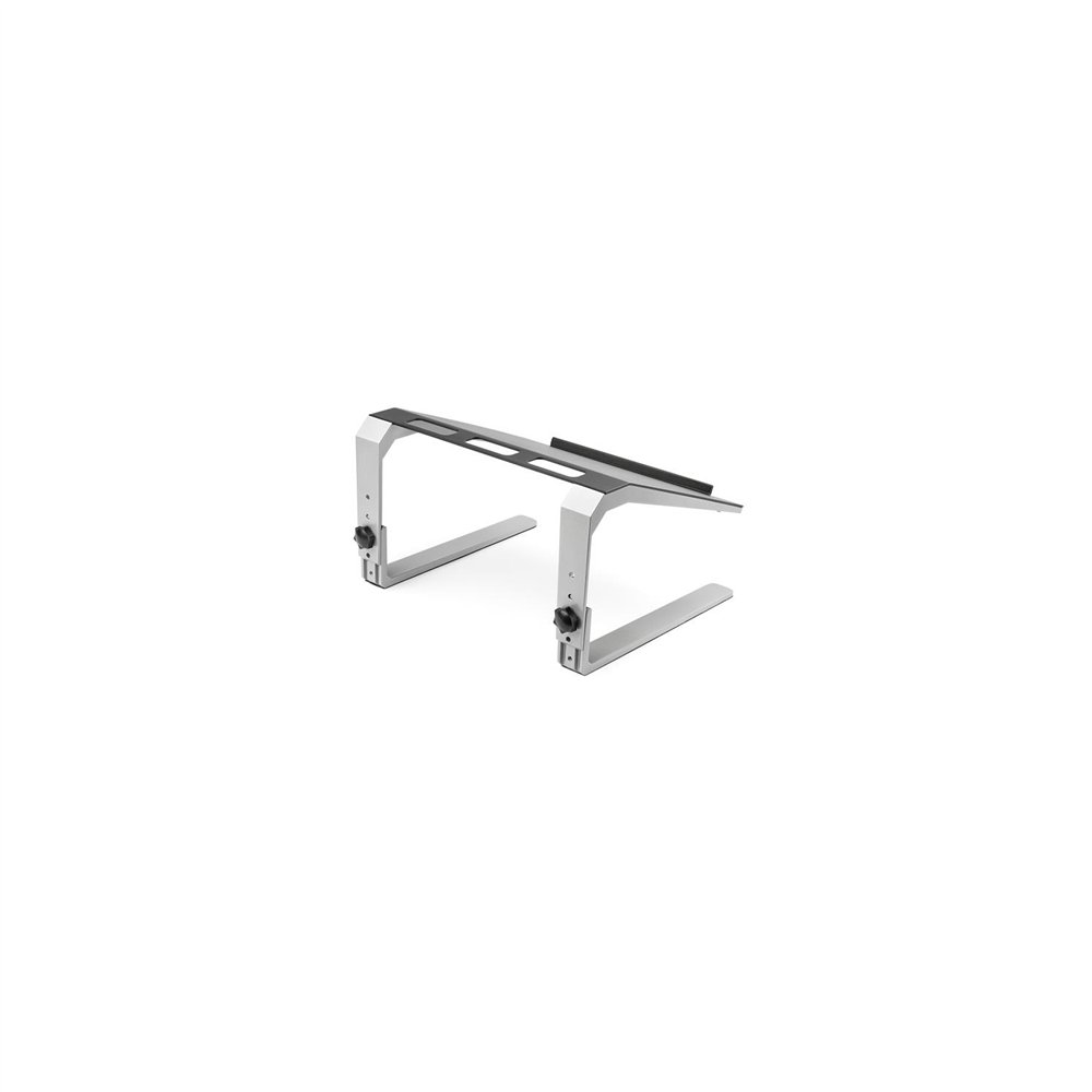 startech.com base soporte ajustable para ordenador portátil - de servicio pesado - con 3 posiciones de ajuste de altura - negro 