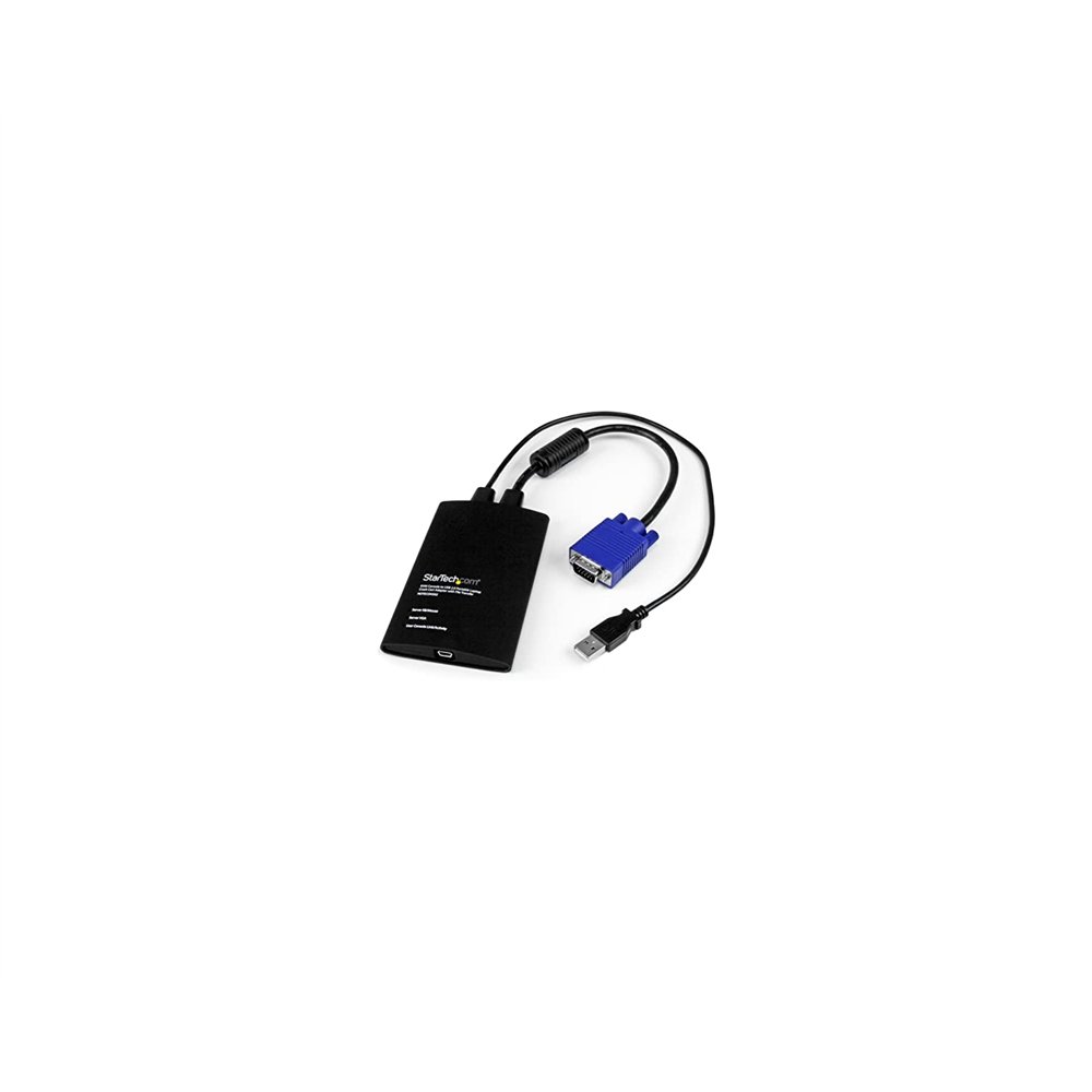 startech.com adaptador crash cart usb con transferencia de ficheros y captura de ví­deo - negro