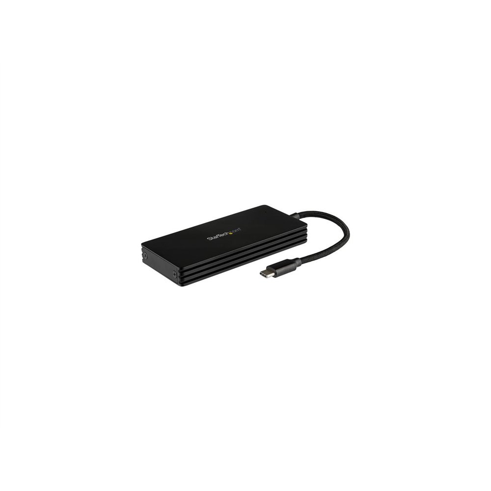 startech.com caja usb 3.1 10gbps usb-c para ssd m.2 sata - caja externa portátil para disco usb tipo c - de aluminio