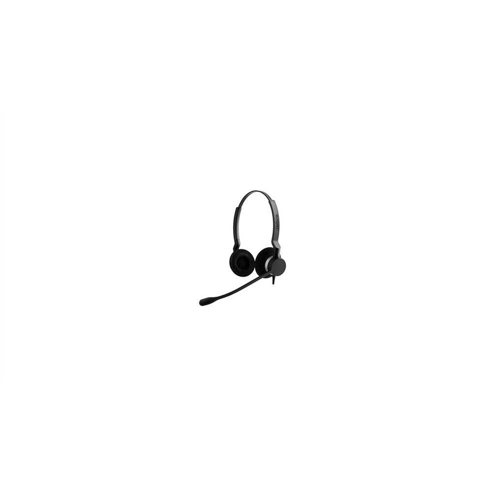 jabra biz 2300 usb microsoft lync duo auriculares diadema negro