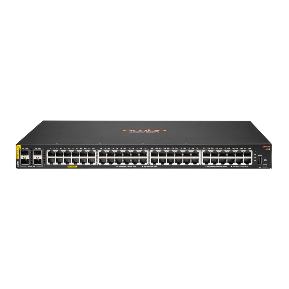 hewlett packard enterprise aruba gestionado l3 gigabit ethernet 10g (10/100/1000) energí­a sobre ethernet (poe) 1u negro