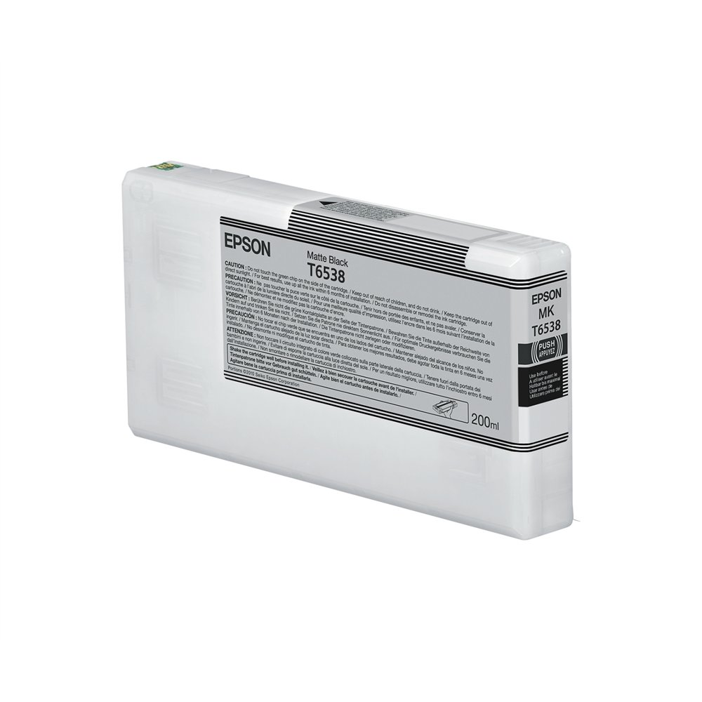 epson cartucho t6538 negro mate