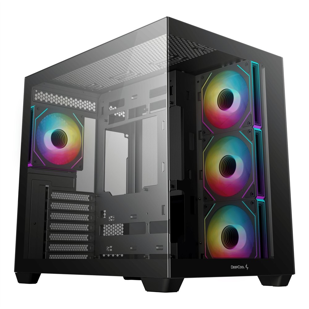 deepcool cg530 4f midi tower negro