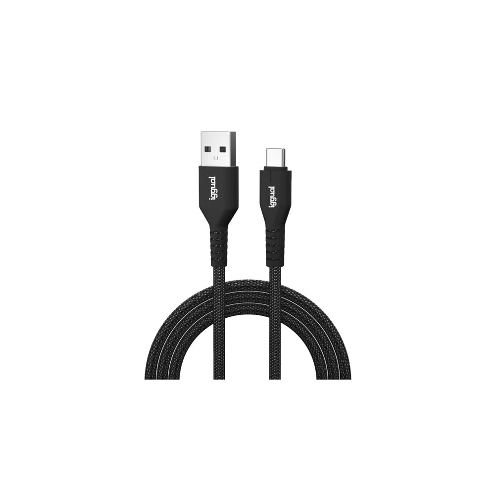 iggual cable usb-a a tipo c 3a 100 cm trenzado