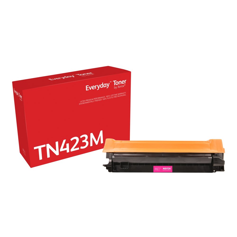 el tóner everyday™ magenta de xerox es compatible con brother tn-423m, capacidad alta