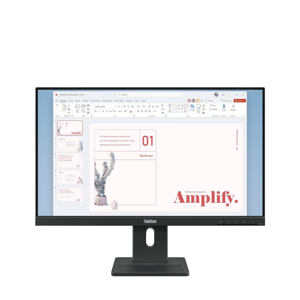 lenovo thinkvision e24-40 led display 60,5 cm (23.8") 1920 x 1080 pixeles full hd lcd negro