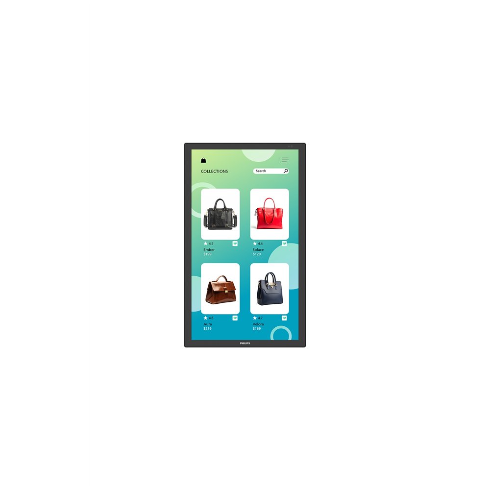 philips 3000 series 32bdl3751t/00 pantalla de señalización panel plano interactivo 80 cm (31.5") lcd wifi 350 cd / m² full hd ne