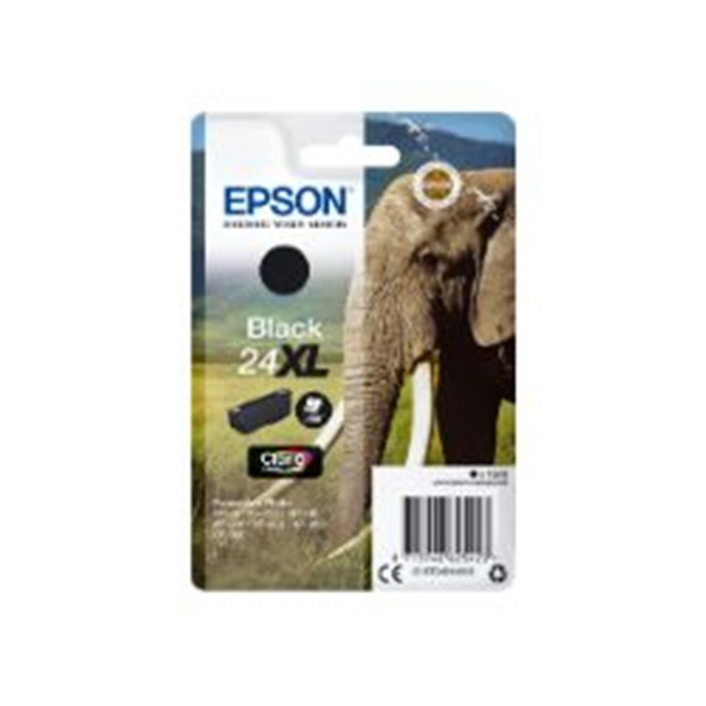 tinta epson 24xl negro 10ml 500 páginas (c13t24314012)