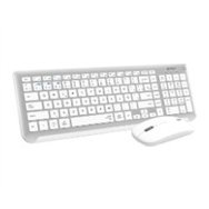 t+ratón subblim dual blanco/plata (subkbc-dcep10)