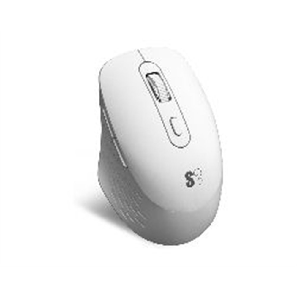 ratón subblim curve bluetooth blanco (submo-edcur02)