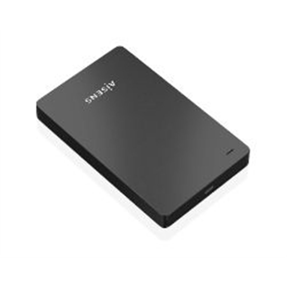 caja externa aisens 2.5" sata usb-c negra (ase-2542b)