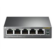 switch tp-link 5xrj45 gbe poe 56w negro (tl-sg1005p)