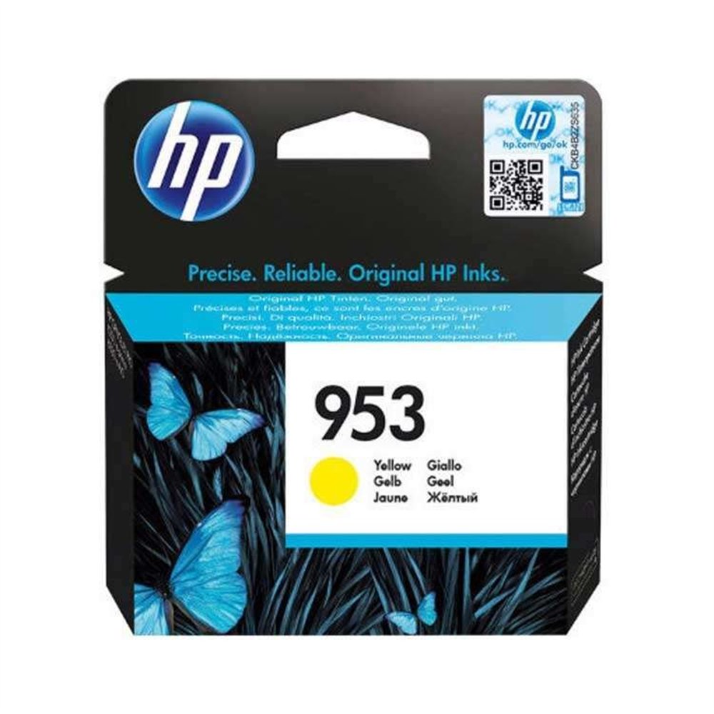 tinta hp 953 f6u14ae yellow