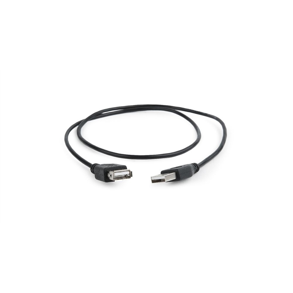gembird cc-usb2-amaf-75cm/300-bk cable usb 0,75 m usb 2.0 usb a negro