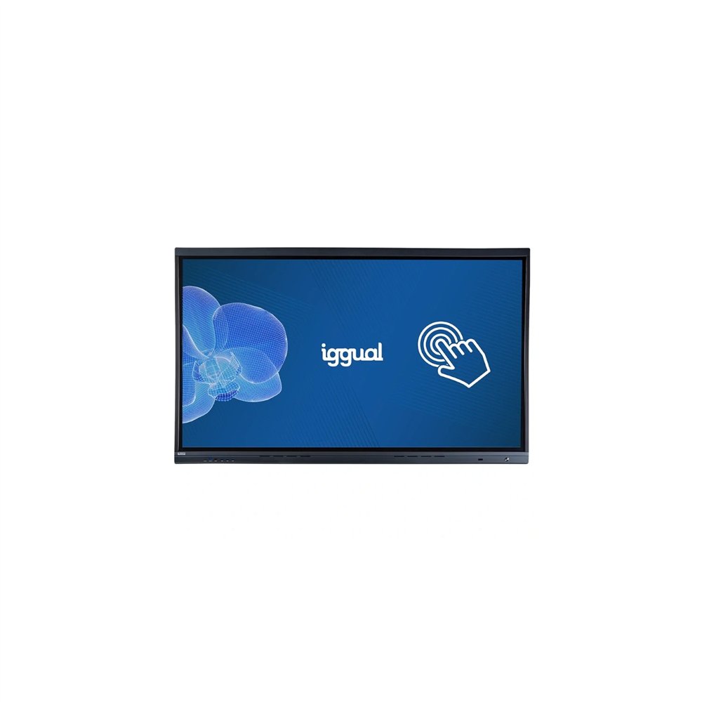 iggual orchid 75" pantalla plana para señalización digital 190,5 cm (75") led wifi 400 cd / m² 4k ultra hd negro pantalla táctil