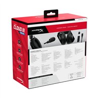 hyperx auriculares gaming inalámbricos cloud iii s negros