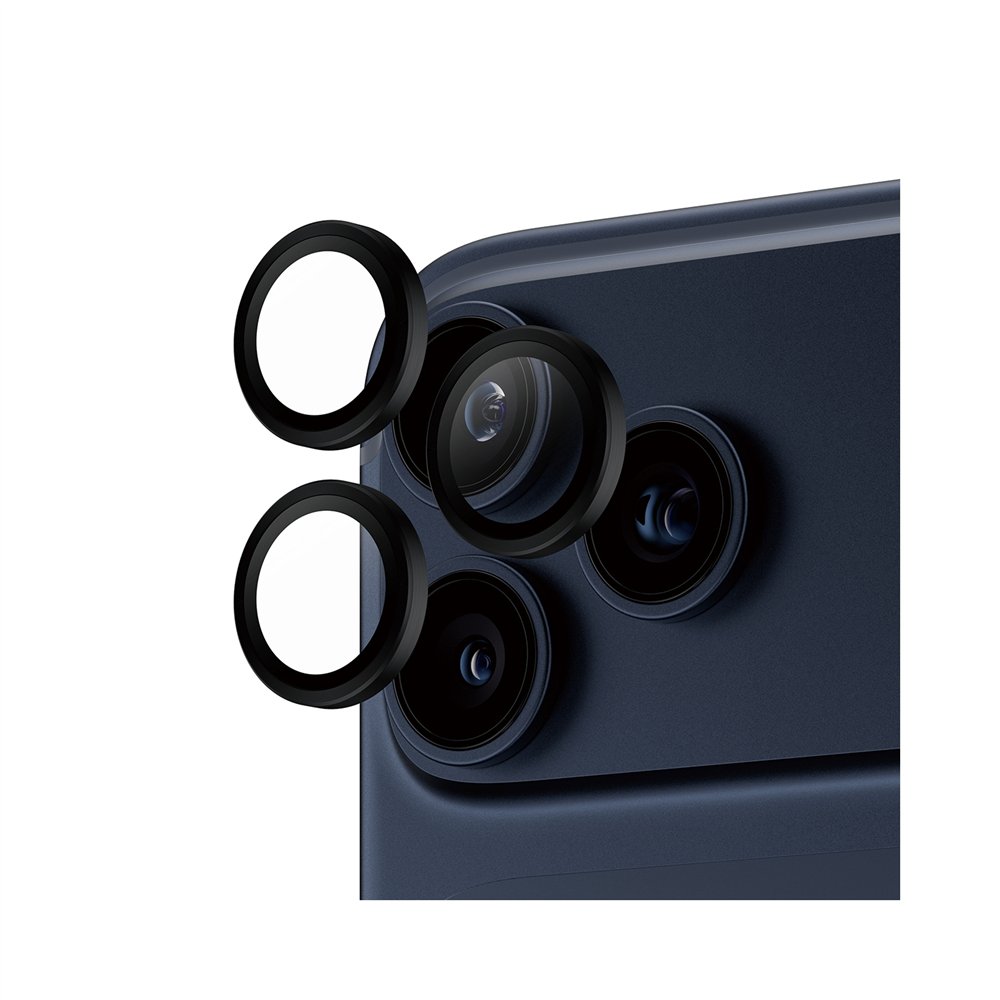 panzerglass ® hoops® black camera lens protector iphone 17 pro | iphone 17 pro max | iphone 16 pro | 16 pro max protector de pan