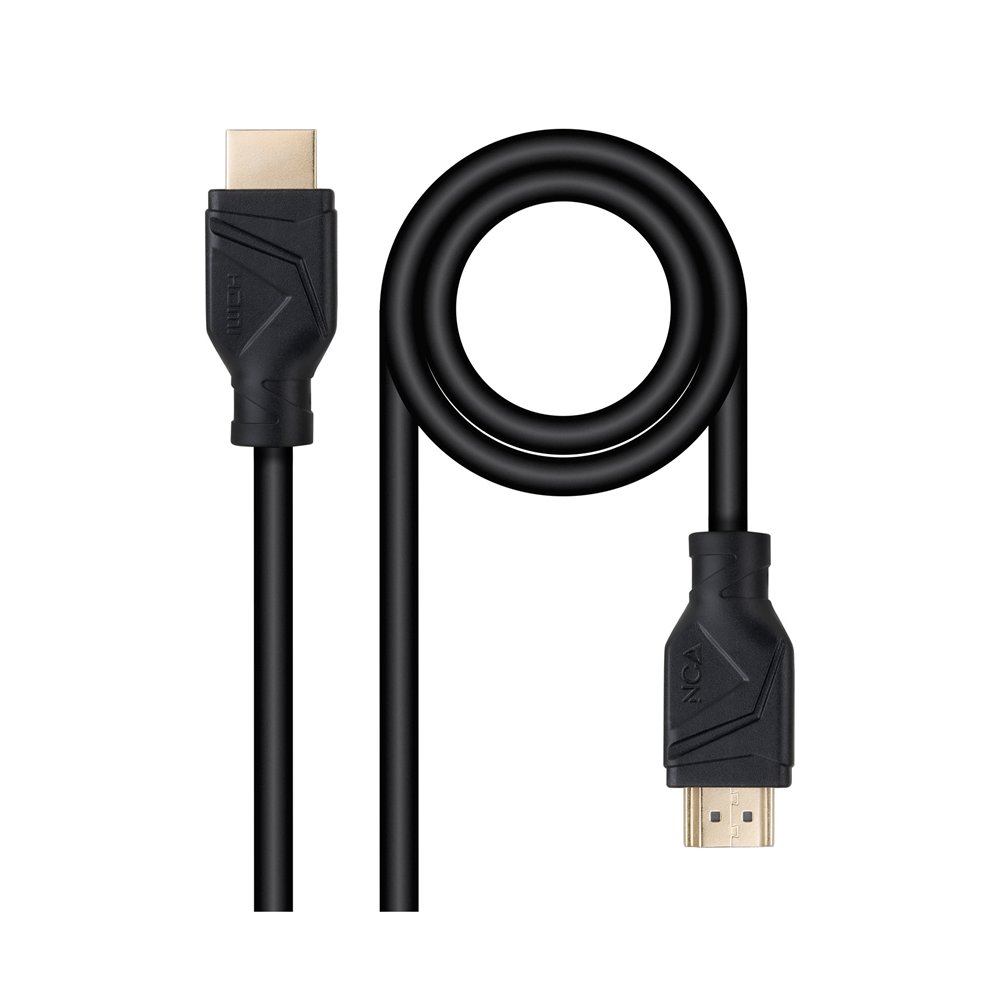 nanocable cable hdmi v2.1 8k@60hz 48gbps ccs, a/m-a/m, negro, 1 m