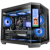 mars gaming mc3tcorelcdm carcasa de ordenador mini tower negro