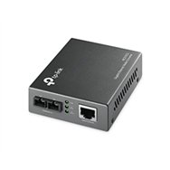 conversor de medios tp-link monomodo gbe (mc210cs)