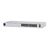 switch ubiquiti 24xrj45 gbe 2xsfp poe+ 1u (usw-24-poe)