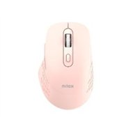 ratón nilox rf wireless/bt 1600dpi rosa (nxmodwi03)