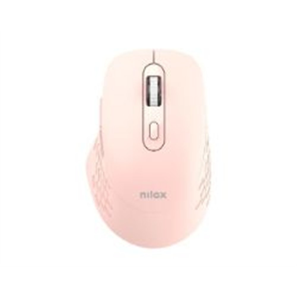 ratón nilox rf wireless/bt 1600dpi rosa (nxmodwi03)