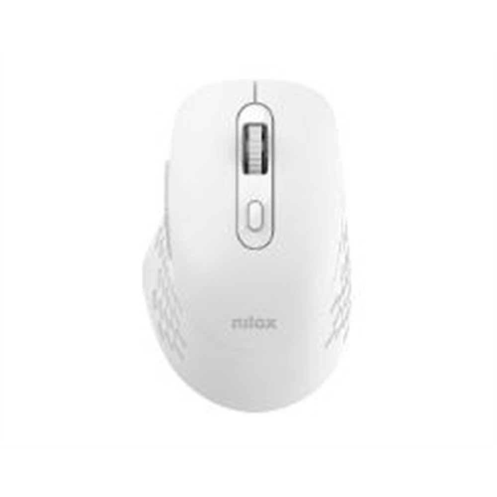 ratón nilox rf wireless/bt 1600dpi blanco (nxmodwi02)