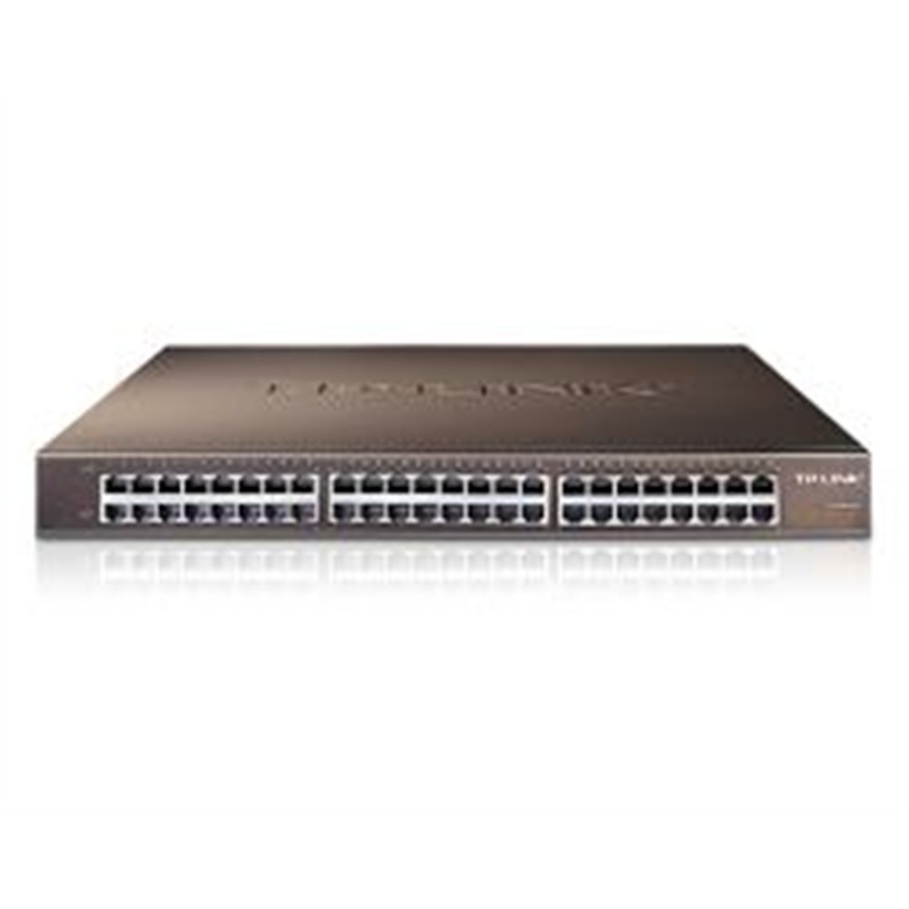 switch tp-link 48xrj45 gbe rack 1u negro (tl-sg1048)