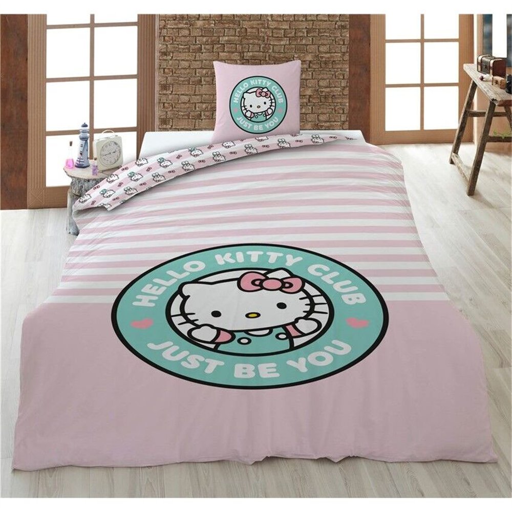 funda nordica hello kitty cama 90cm policotton