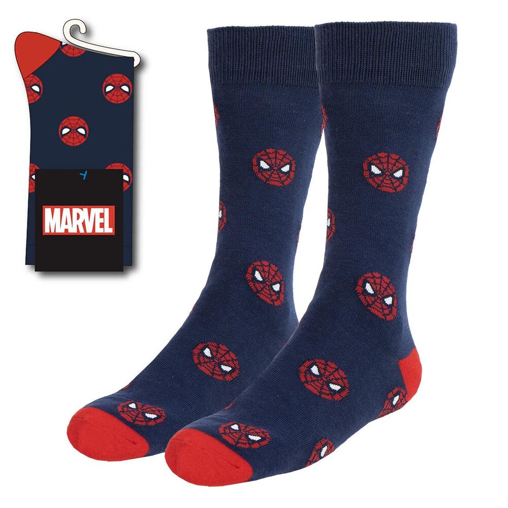 calcetines spiderman marvel adulto
