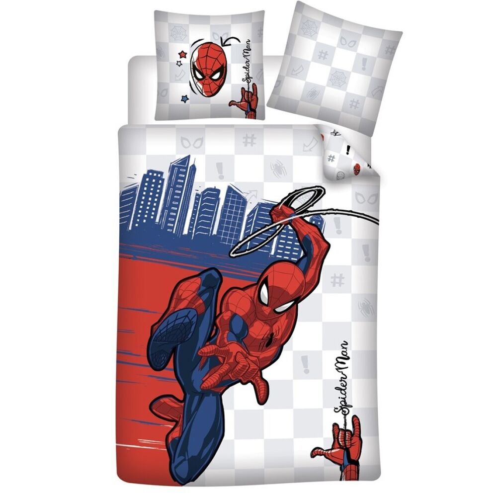 funda nordica spiderman marvel cama 90cm algodon