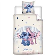 funda nordica angel &38 stitch disney cama 90cm policotton