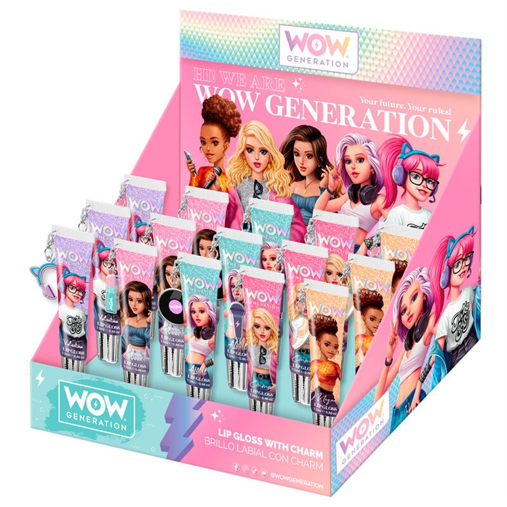 brillo labial wow generation surtido