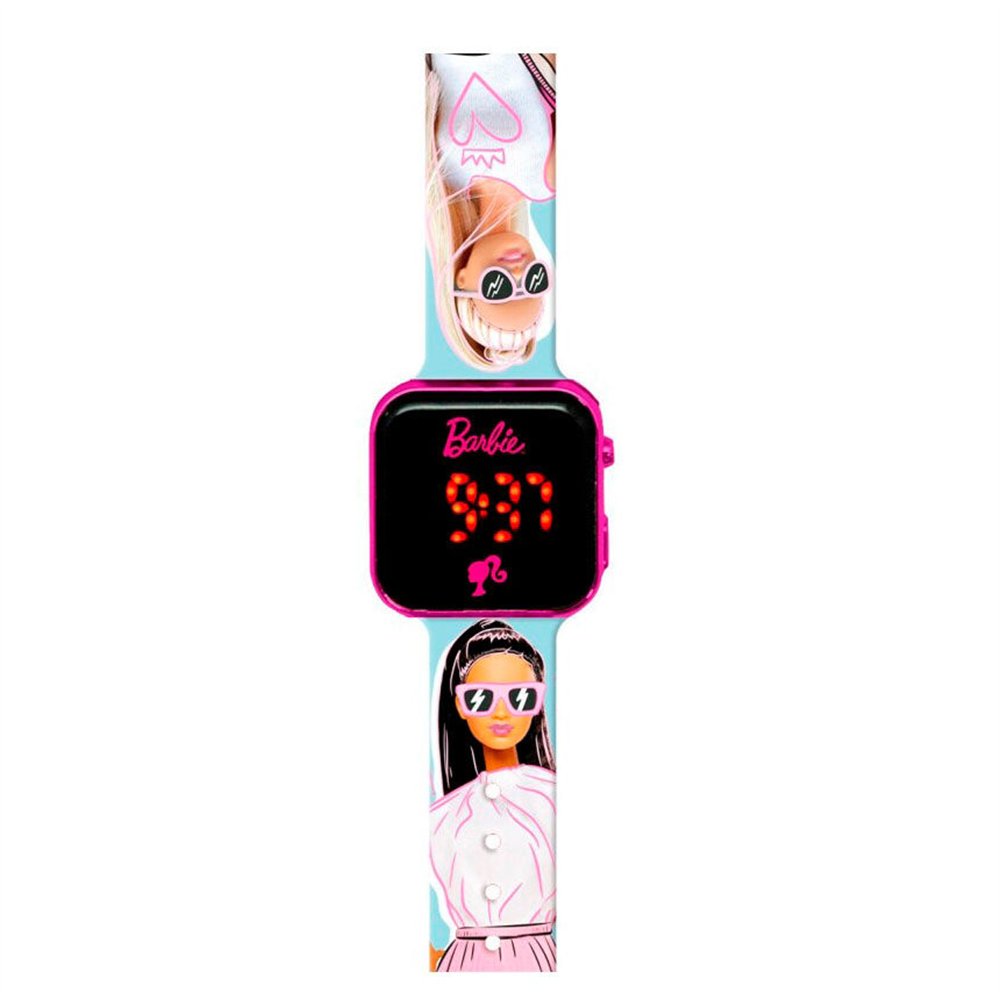 reloj led barbie