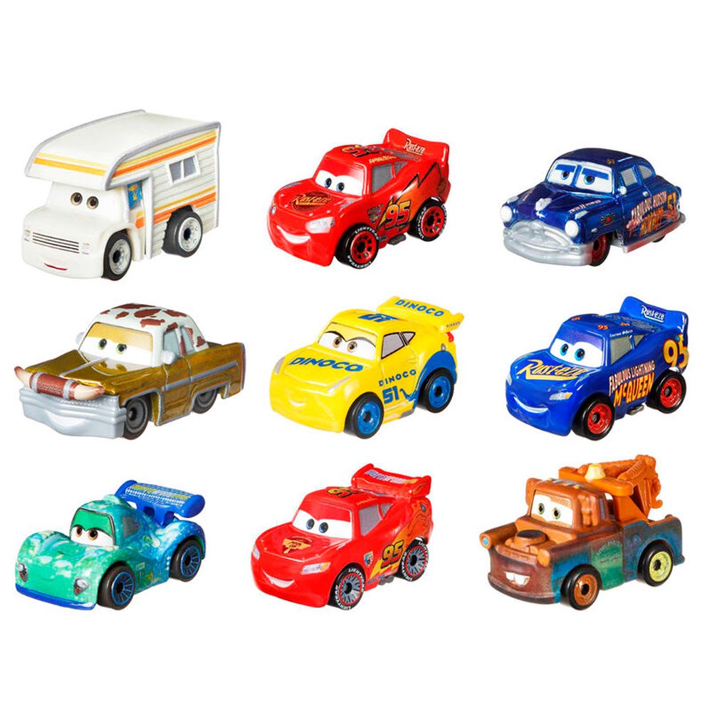 blister 3 coches cars disney pixar surtido