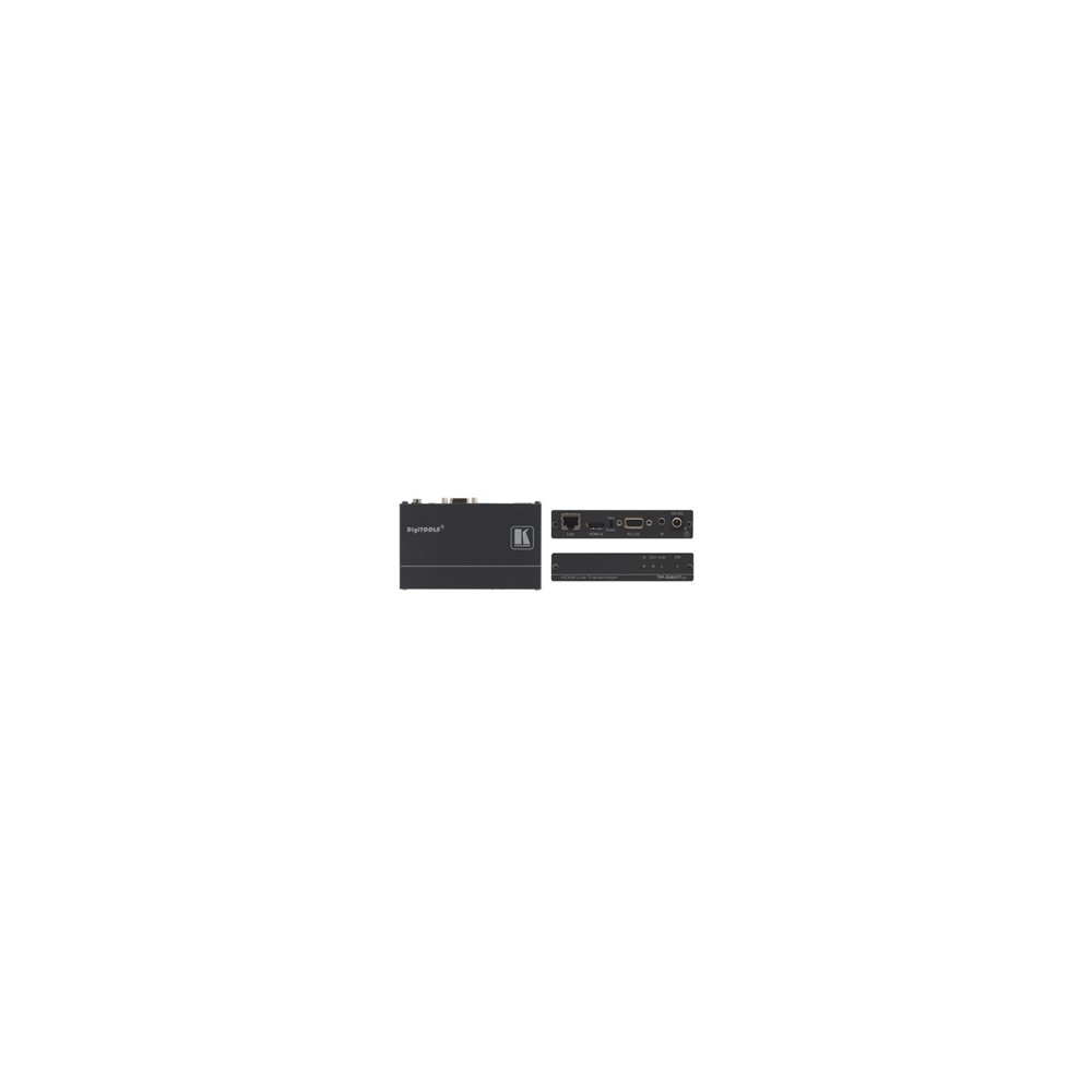transmisor kramer extensor par trenzado hdbaset de rango para hdmi rs-232 negro 50-80021190