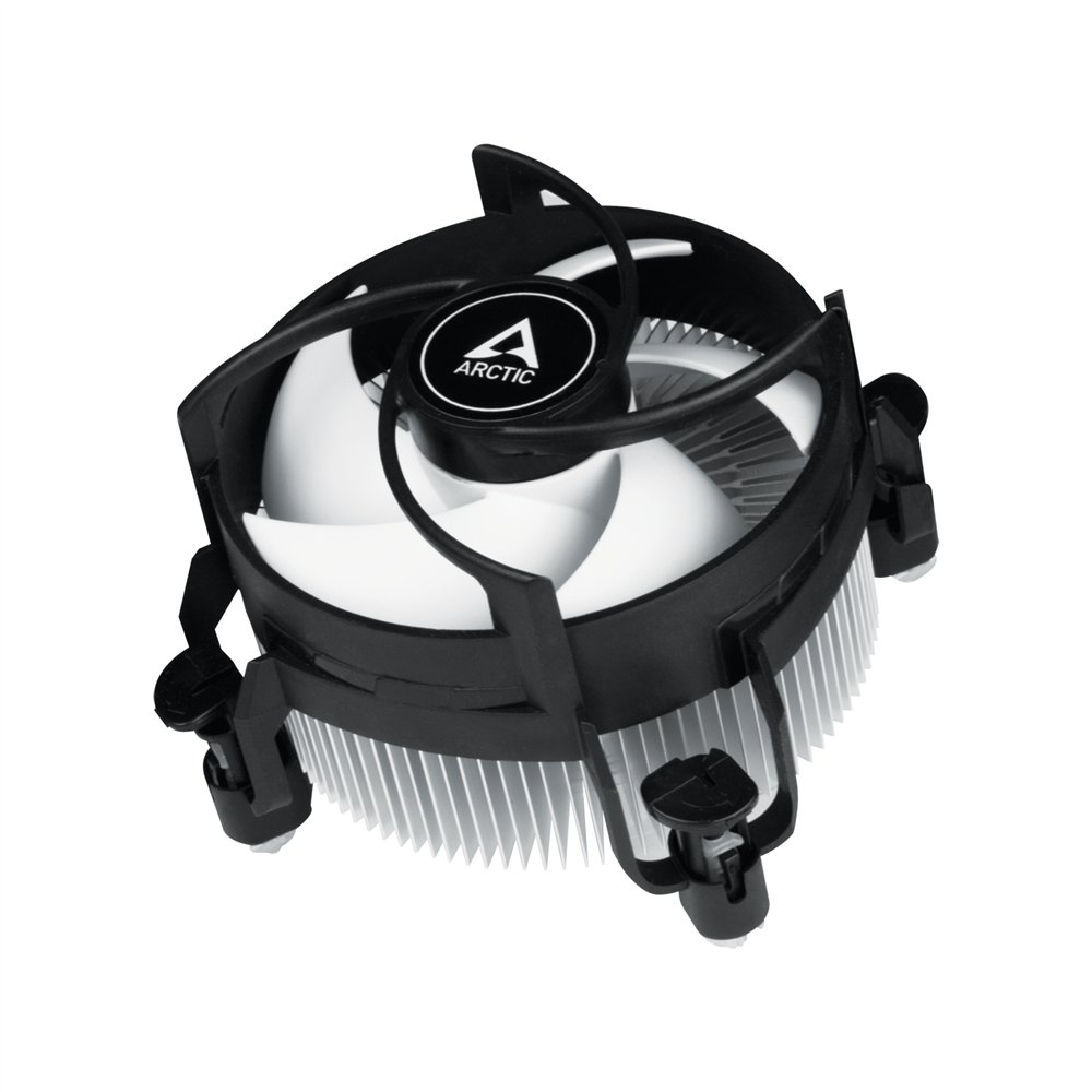 arctic alpine 17 procesador refrigerador de aire 9,2 cm negro, plata 1 pieza(s)