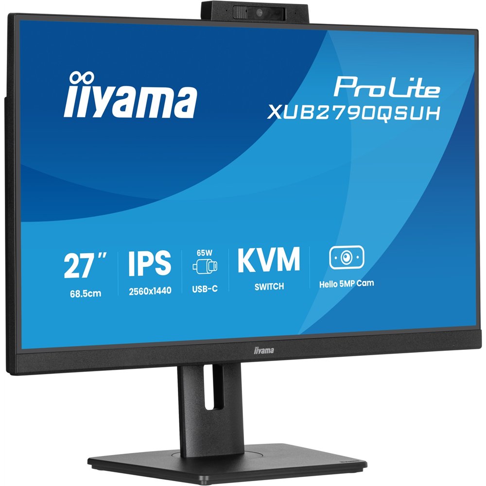 iiyama prolite xub2790qsuh-b2 pantalla para pc 68,6 cm (27") 2560 x 1440 pixeles quad hd led negro