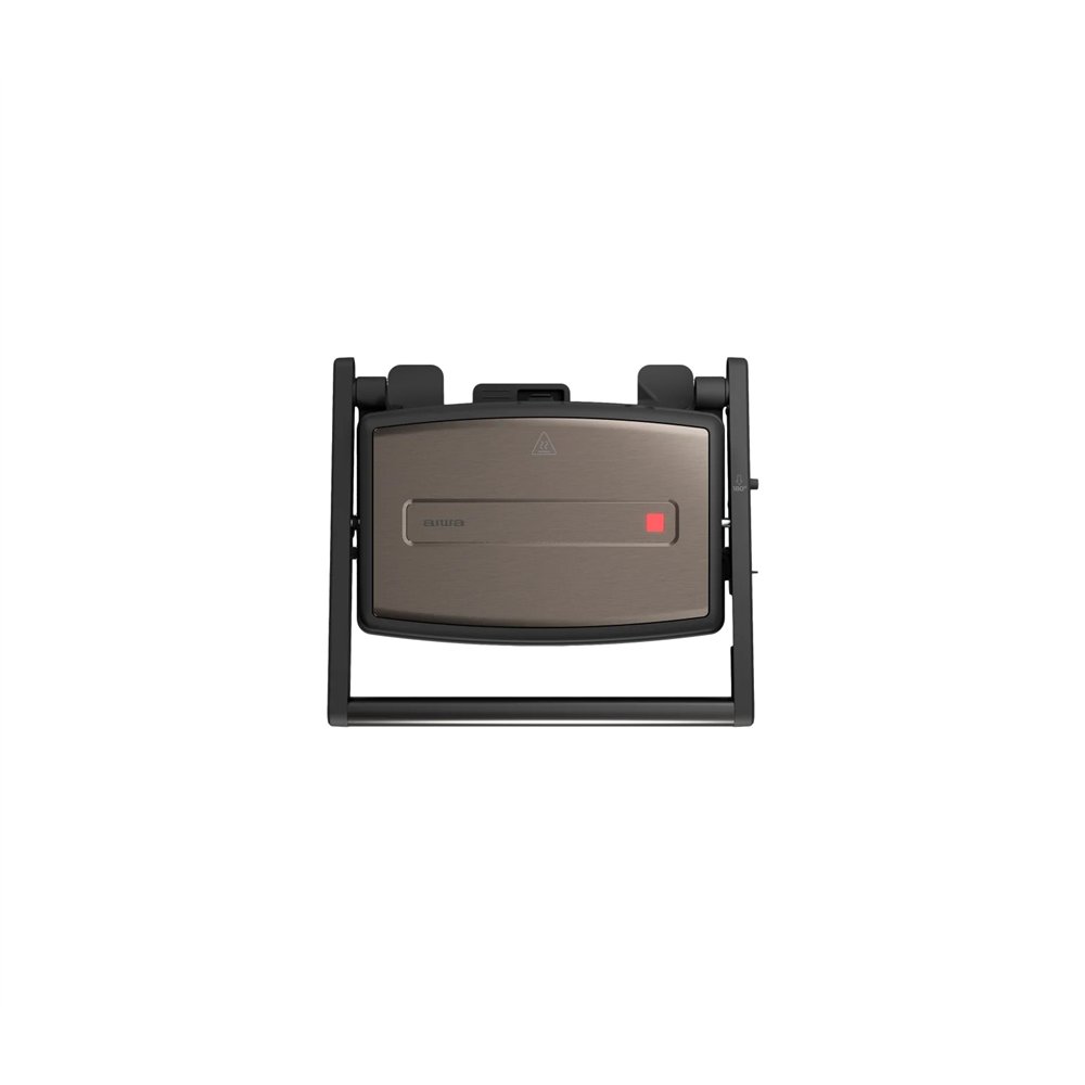 aiwa kamado sandwichera 1500 w negro, acero inoxidable