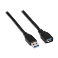 cable aisens usb-a/m a usb-a/h 2m negro (a105-0042)