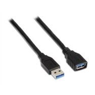 cable aisens usb-a/m a usb-a/h 2m negro (a105-0042)