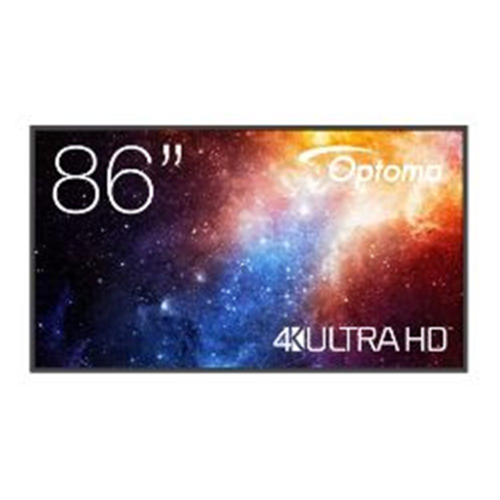 monitor optoma 86? n3861k 4k 24/7 500cd (h1f2c0hbw101)