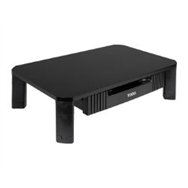 soporte elevador tooq monitor con cajón negro(tqmmpd02)