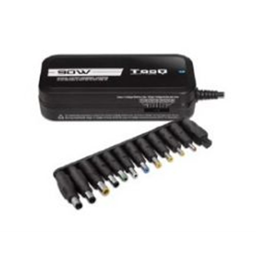 cargador tooq 90w 12 dc 1xusb negro (tqlc-90bs02m)